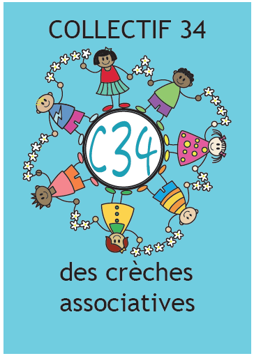 logo collectif 34 partenaire de la crèche les poussins rodilhan